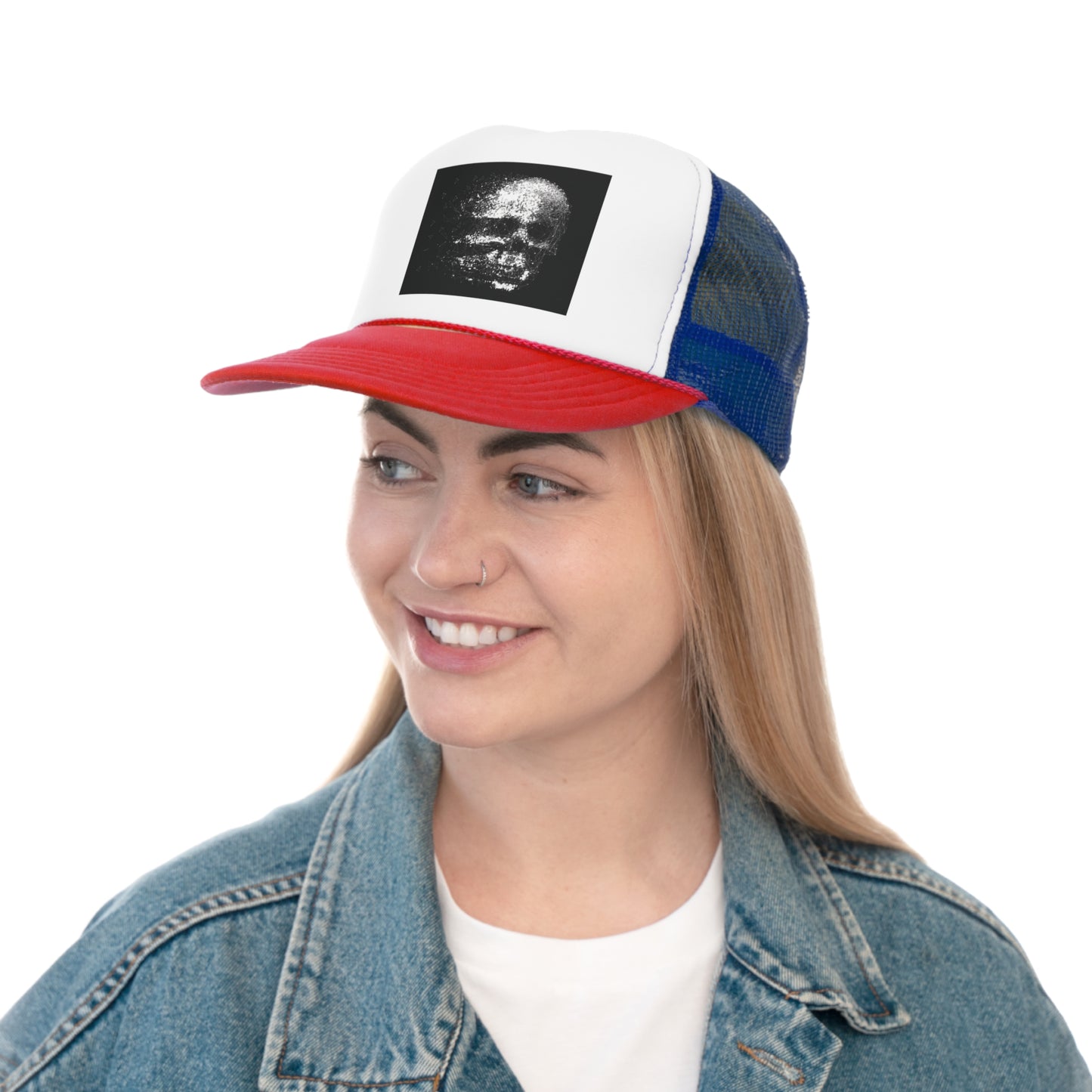Skull Fade Trucker