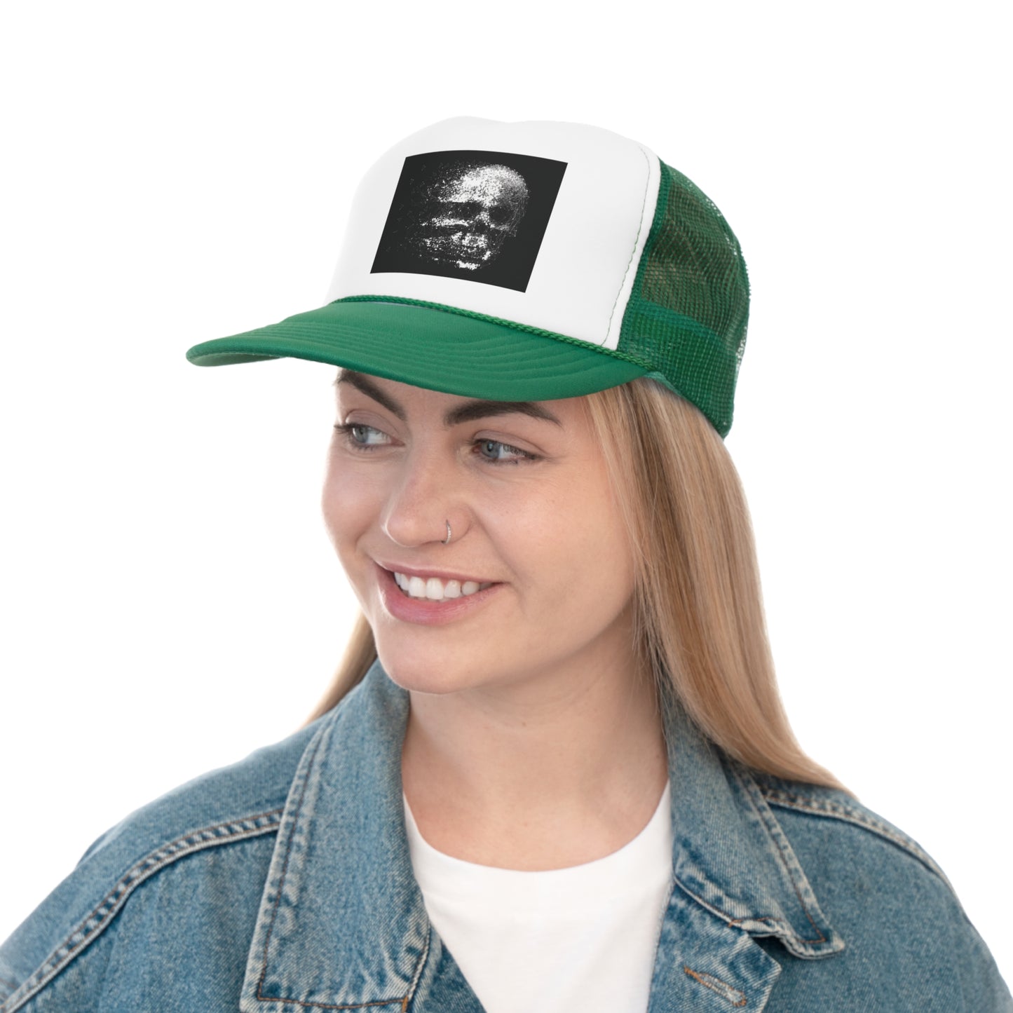 Skull Fade Trucker