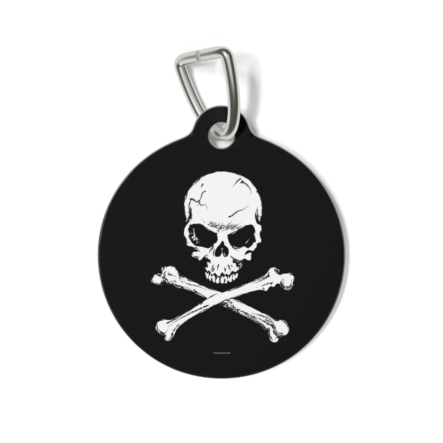Skull & Crossbones Pet Tag