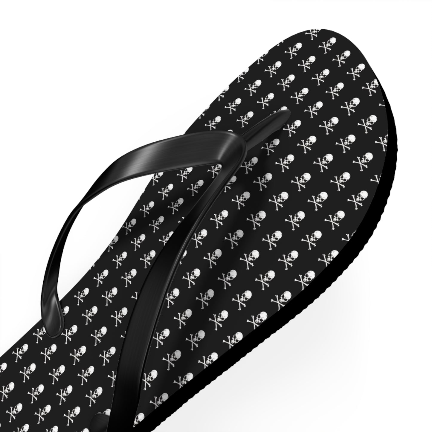 Skull & Crossbones Flip Flops
