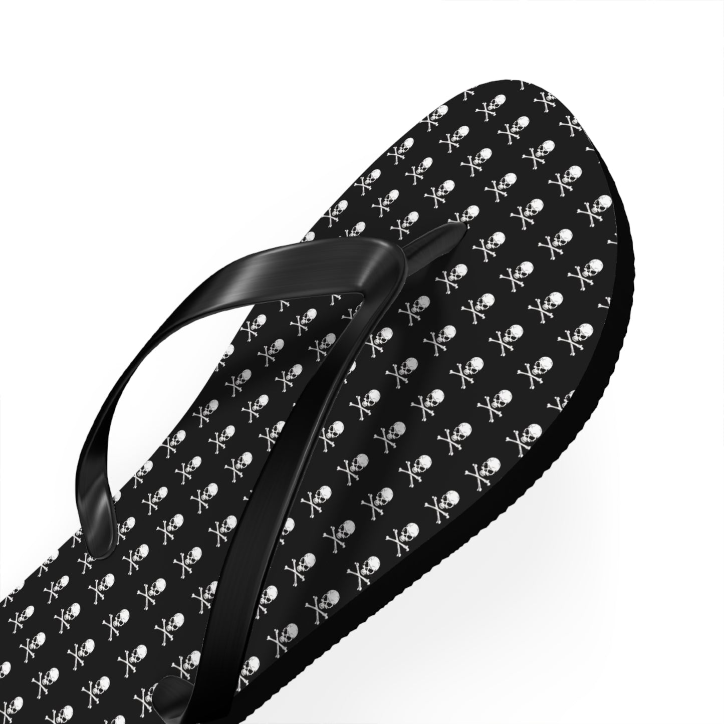 Skull & Crossbones Flip Flops