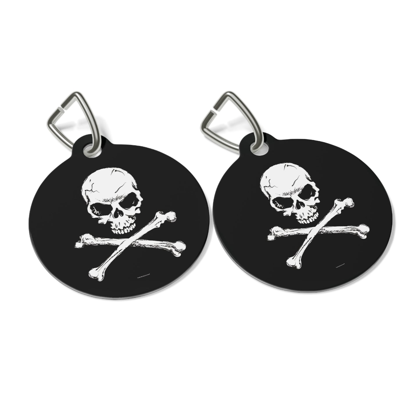 Skull & Crossbones Pet Tag