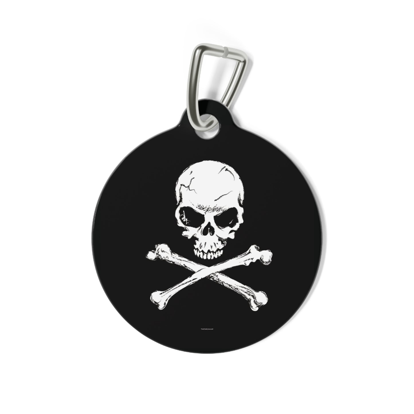 Skull & Crossbones Pet Tag
