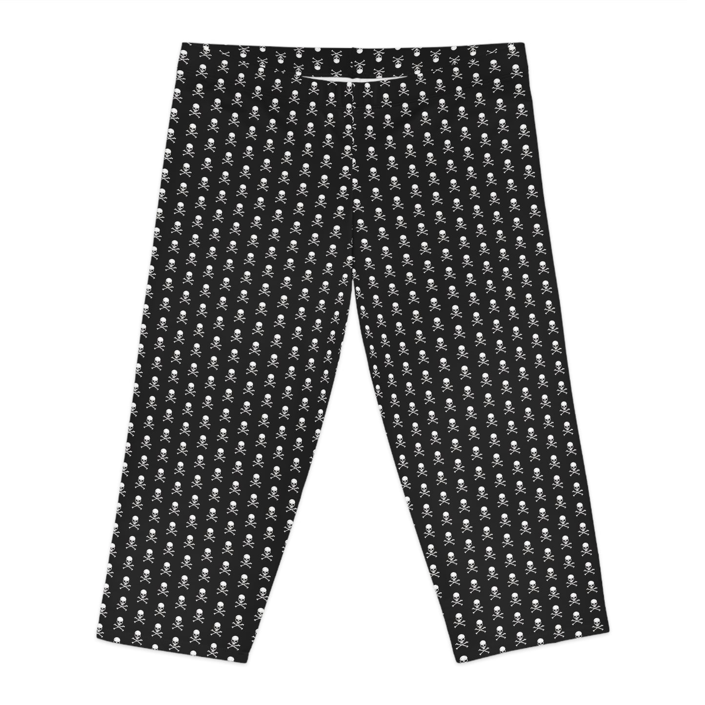 Skull & Crossbones Women's Capri Leggings