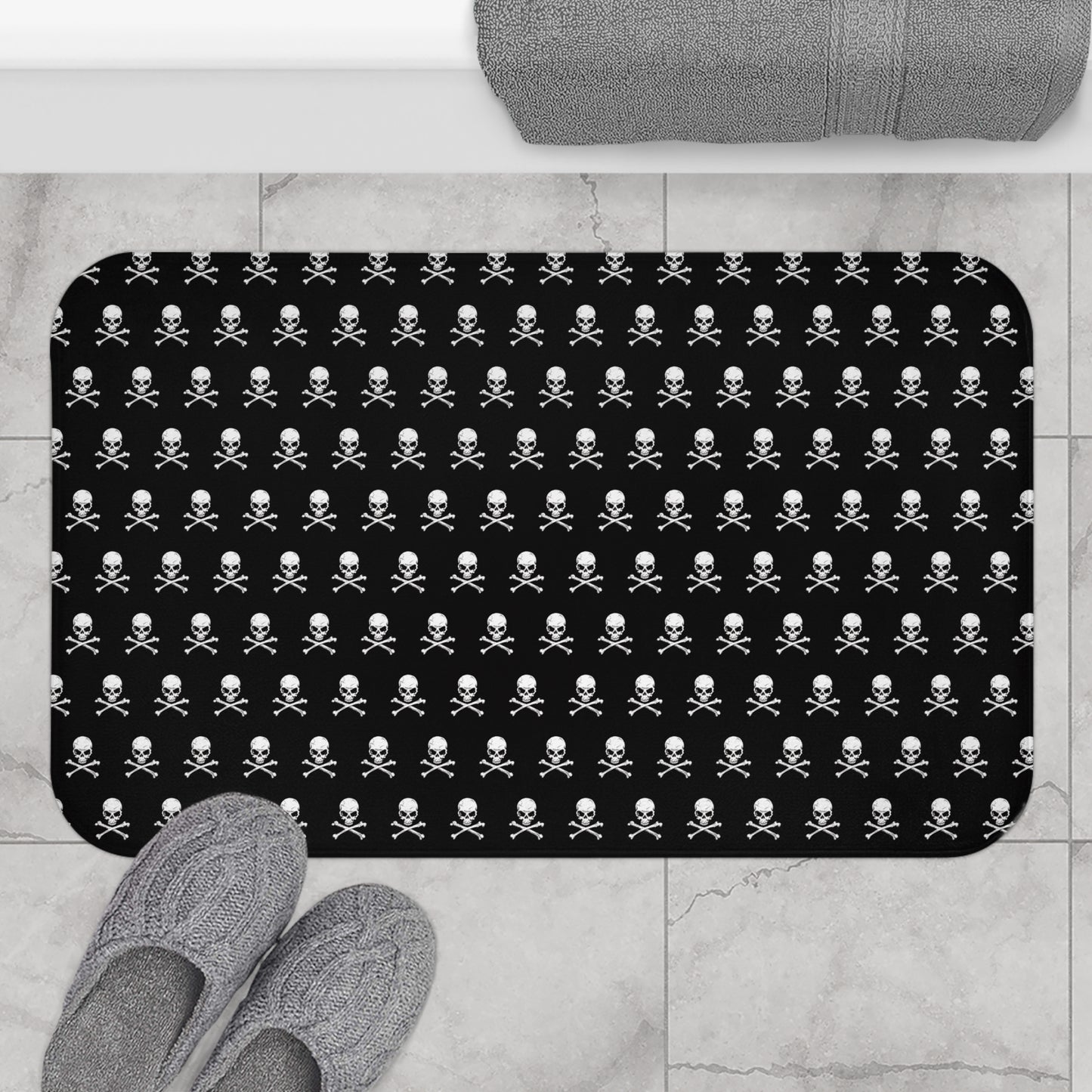 Skull & Crossbones Bath Mat