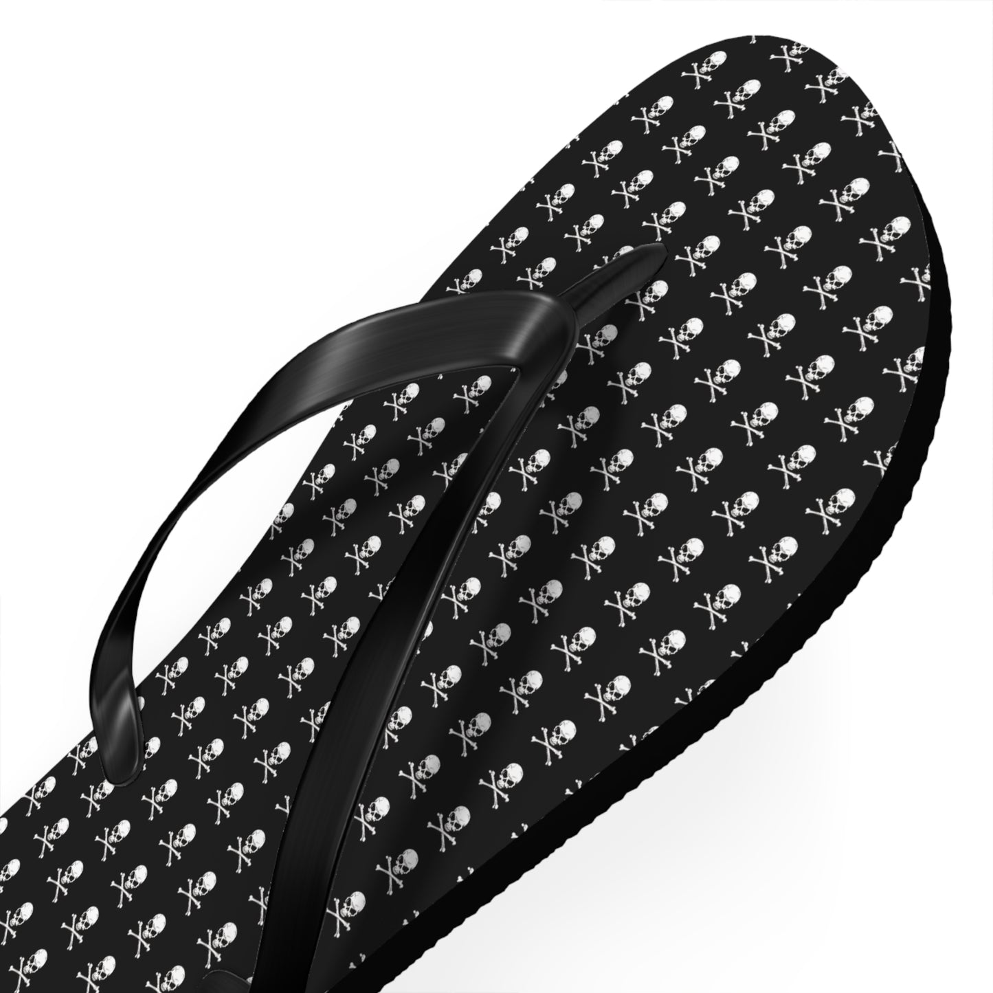 Skull & Crossbones Flip Flops