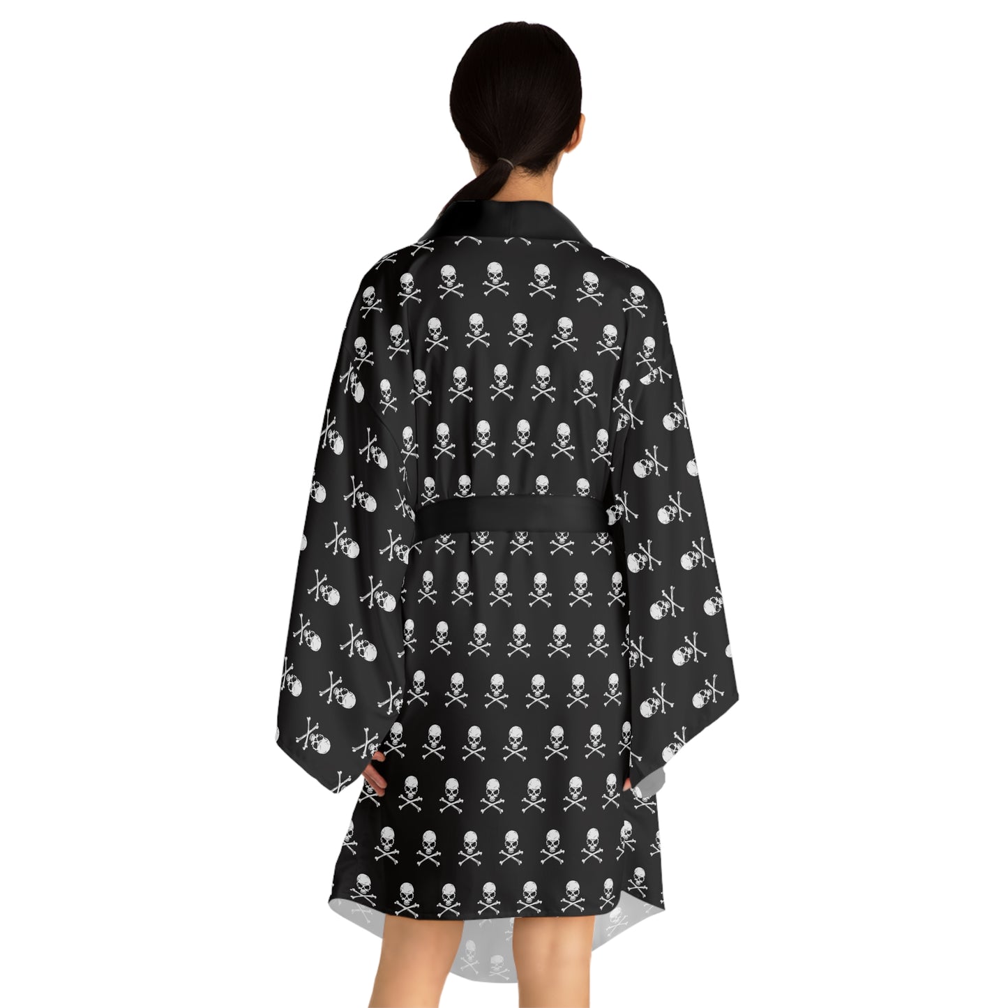 Skull & Crossbones Kimono Robe
